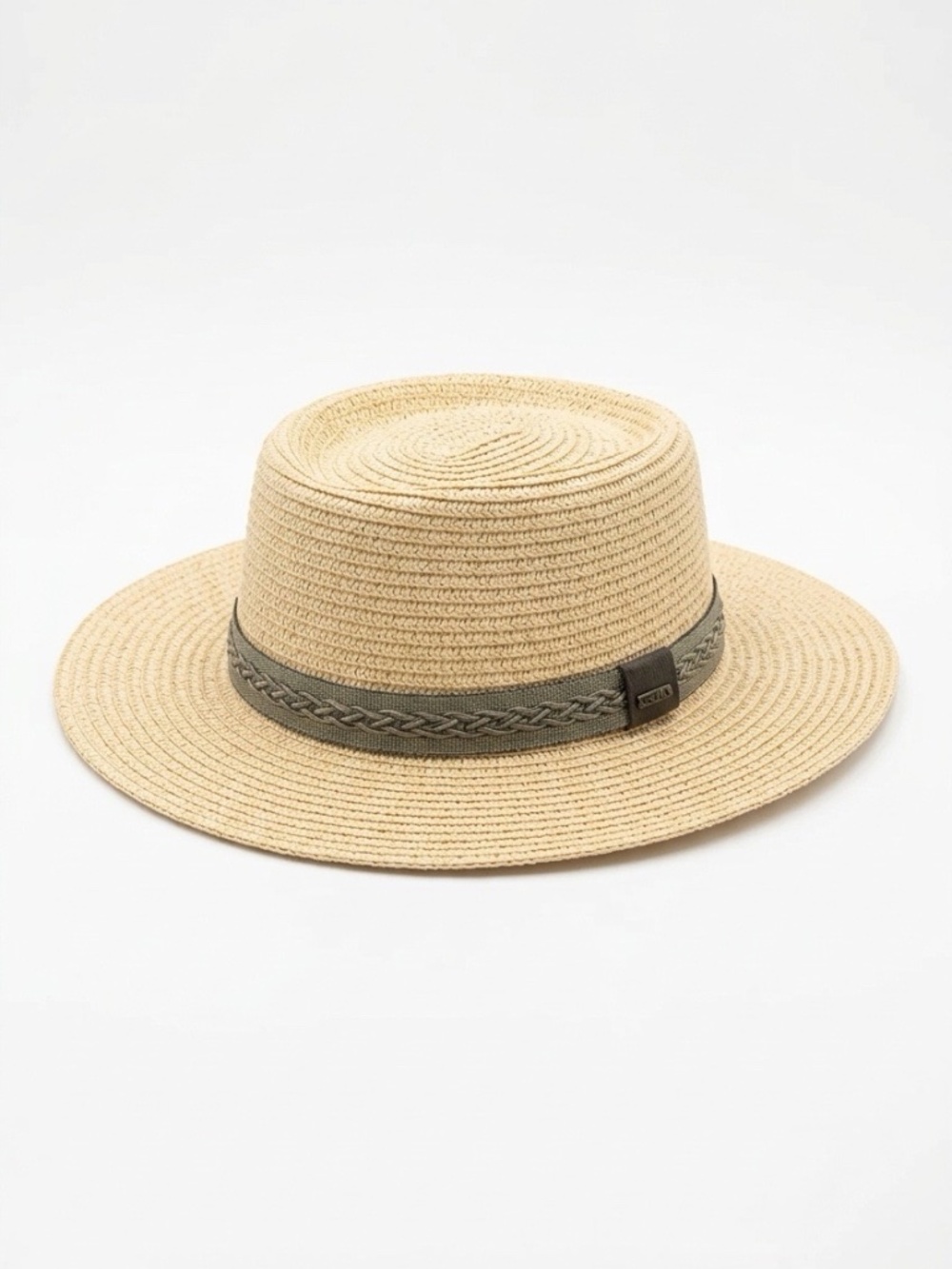 Scala Men's Raffia Gambler Hat - size large - NEW